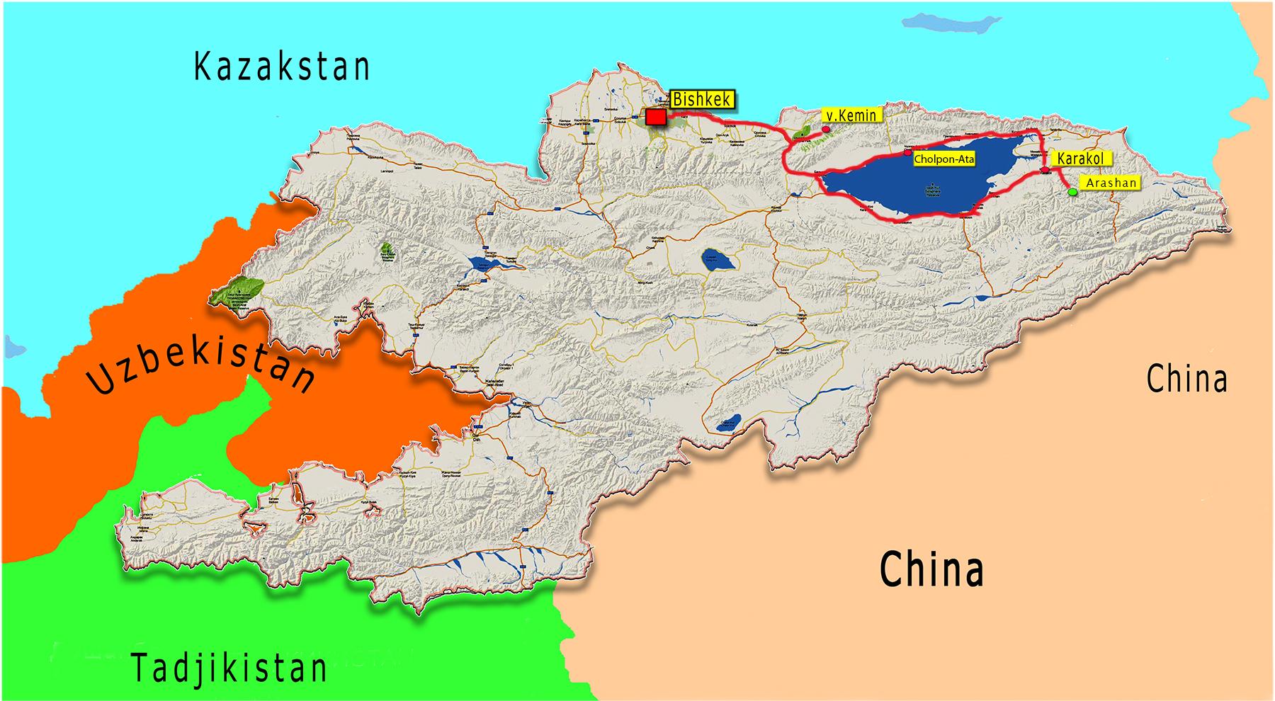 tour map